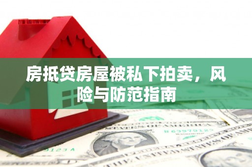 昭阳房抵贷房屋被私下拍卖，风险与防范指南