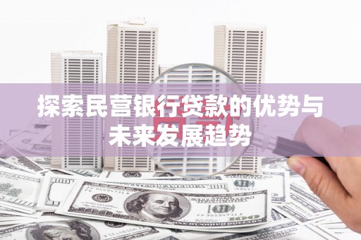 崖州探索民营银行贷款的优势与未来发展趋势
