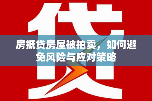 武隆房抵贷房屋被拍卖，如何避免风险与应对策略